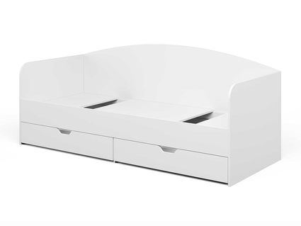 Кровать Сонум Crystal Белый 90х190