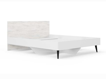 Кровать Сонум Ines Ясмунд + белый 160х190