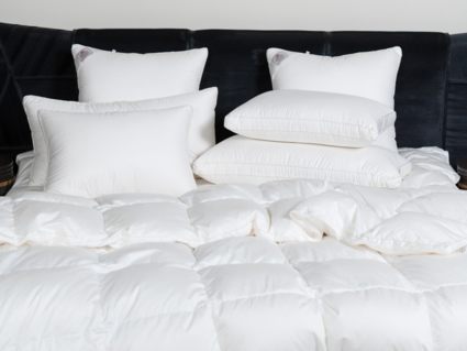 Подушка German Grass King Down Grass трехкамерная 3D с бортиком упругая 50х90