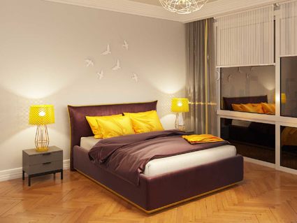 Кровать Nuvola Sicilia Next 103 (с основанием) 90х190