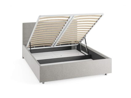 Кровать Сонум Prato Кашемир Латте (с подъемным механизмом) 80х200