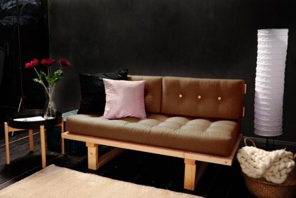 Диван Арско Торн-М двухместный коричневый Длина 140 см