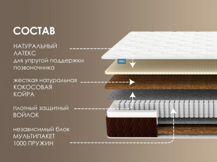 Матрас Димакс Мега Хард Лайт плюс 37