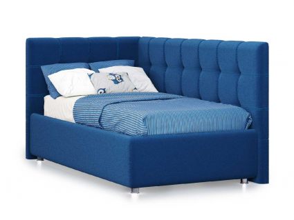 Кровать Nuvola Sabina угловая Velutto 26 180х190