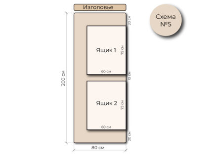 Кровать Mr.Mattress Site Box велюр Grey