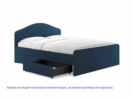 Кровать Сонум Emma Кашемир голубой 140х200