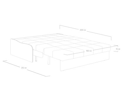 Диван Сонум Glen Тедди песочный
