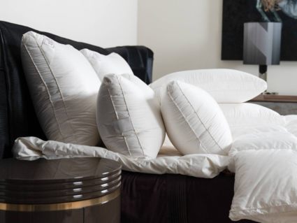 Подушка German Grass King Down Grass трехкамерная 3D с бортиком упругая 50х90