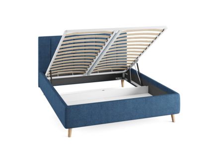 Кровать Сонум Alma Рогожка Песочная (с подъемным механизмом) 140х200