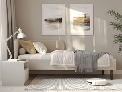 Кровать Сонум Julia Багама льняной 90х200