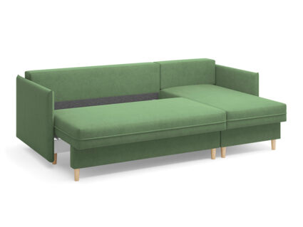 Диван Сонум Rain угловой Рогожка Деним Длина 240 см