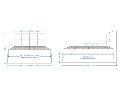 Кровать Lonax Алегра велюр Dolly-2 (с подъемным механизмом) 180х195