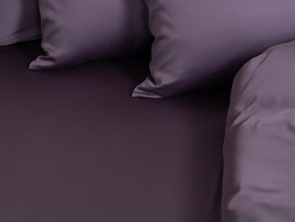 Простыня German Grass Violet Brilliant Grass на резинке 180х200