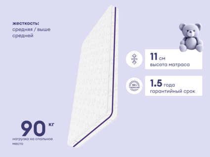 Матрас Базилик Бэби Хэппи 90х195