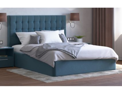 Кровать Lonax Аврора велюр Dolly-13 (с основанием) 200х190