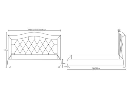 Кровать Димакс Эридан Агат с подъемным механизмом
