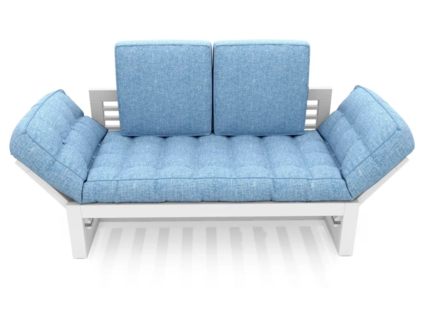 Диван Арско Балтик двухместный голубой Длина 170 см