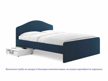 Кровать Сонум Emma Кашемир голубой 140х200