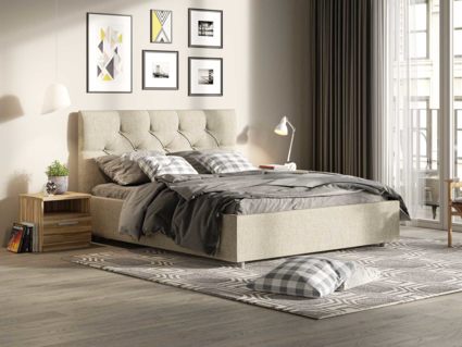 Кровать Сонум Bari Кашемир Бежевый 160х200