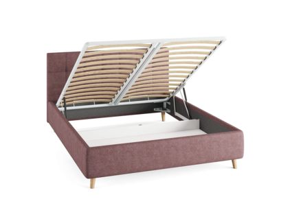 Кровать Сонум Bella Кашемир Латте (с подъемным механизмом) 120х200