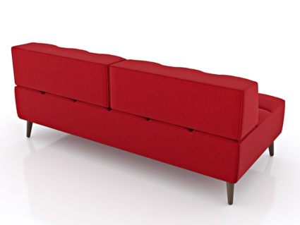 Диван Арско Нельсон трехместный красный