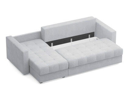 Диван Сонум Megapolis угловой Микровелюр	серый Длина 260 см