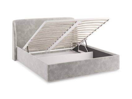 Кровать Сонум Nicole Рогожка Графит (с подъемным механизмом) 160х190