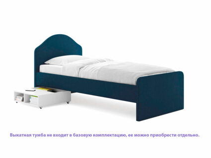 Кровать Сонум Emma Кашемир голубой 140х200