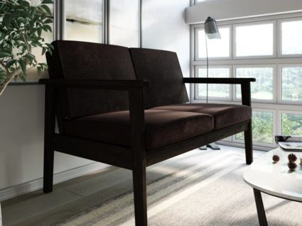 Диван Арско Лориан Мини двухместный коричневый