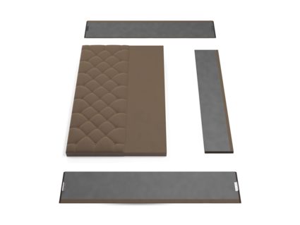 Кровать Lonax Элоиза велюр Dolly-13 (с основанием) 120х195