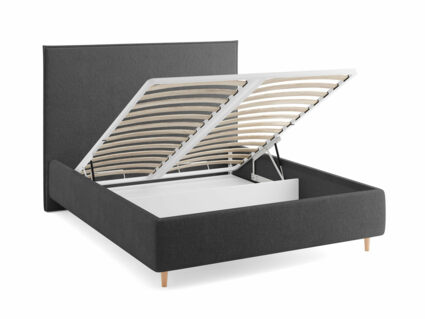 Кровать Сонум Eveline Микровелюр Кремовый (с подъемным механизмом) 200х190