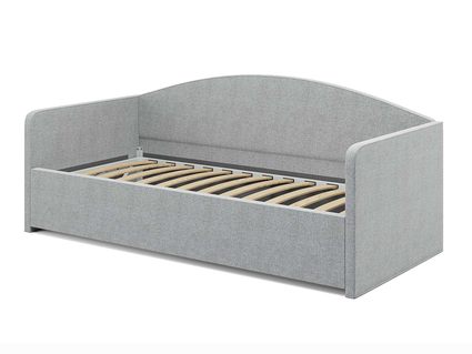 Кровать Сонум Uno Экокожа Платиновый перламутр 90х200