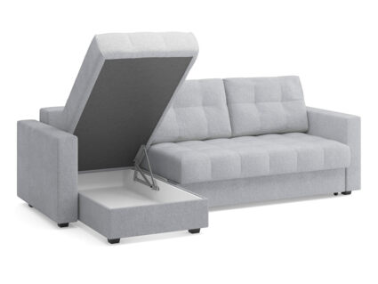 Диван Сонум Megapolis угловой Микровелюр	серый Длина 260 см