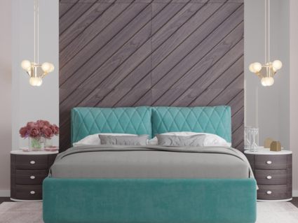 Кровать Nuvola Celeste Next 001 (с подъемным механизмом) 140х200