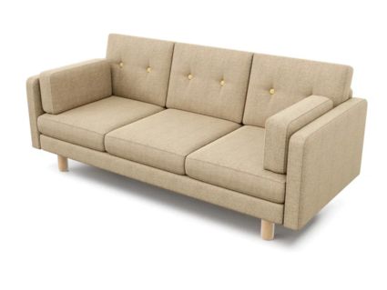 Диван Арско Ингвар Б трехместный серый