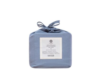 Комплект постельного белья Luxberry ЛЁН И ХЛОПОК голубой