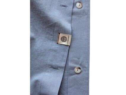 Комплект постельного белья Luxberry ЛЁН И ХЛОПОК голубой