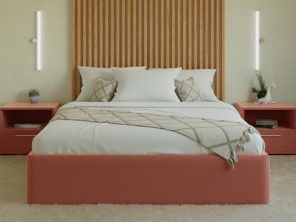 Кровать Lonax Белла велюр Dolly-13 (с основанием) 120х195