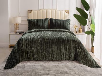 Покрывало Софи де Марко Теона (зеленое) 240х260