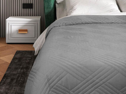 Покрывало Primavelle Velvet серое