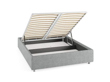 Кровать Сонум Scandinavia Экокожа Белая (с подъемным механизмом) 90х190