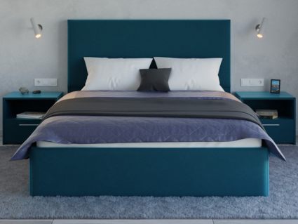 Кровать Lonax Фелиса велюр Dolly-13 (с основанием) 120х195