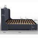 Кровать Sleeptek Premier 5 Велюр 15 (с подъемным механизмом) 160х190