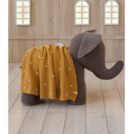 Плед Luxberry LUX 6 горчичный 100х150