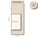 Кровать Mr.Mattress Site Box велюр Grey 90х190