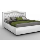 Кровать Sleeptek Premier 6 Экокожа White 180х190