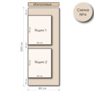 Кровать Mr.Mattress Site Box экокожа Brown 160х195