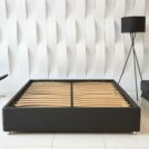 Кровать Димакс Риос с подъемным механизмом 140x200 экокожа Nitro Cream уцененная 140х200