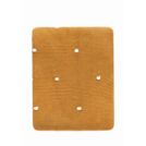 Плед Luxberry LUX 6 горчичный 100х150