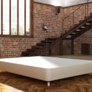 Кровать Mr.Mattress Fine Box экокожа Beige 200х200